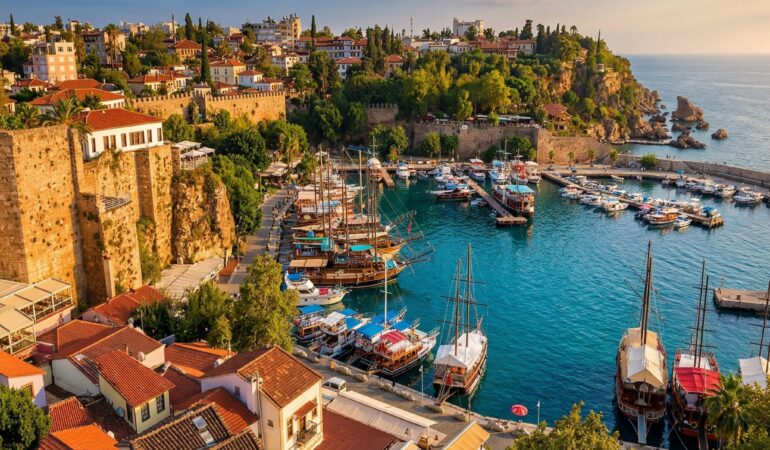 Antalya Old Town (Kaleiçi) & Waterfall